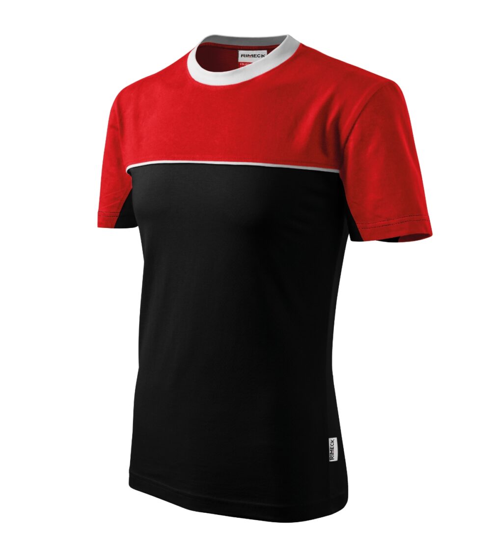 Koszulka unisex RIMECK Colormix — Czarny