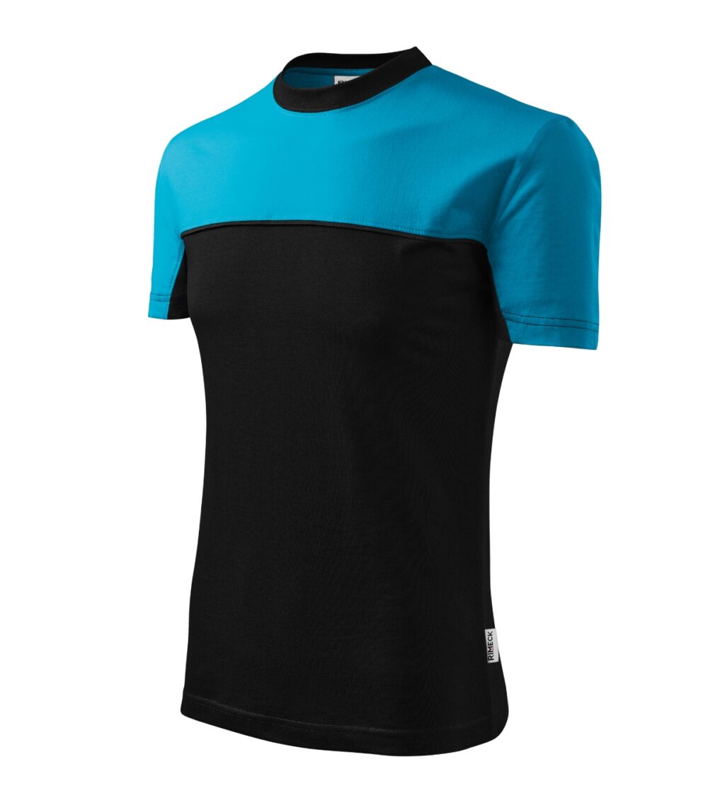 Koszulka unisex RIMECK Colormix — Turkus