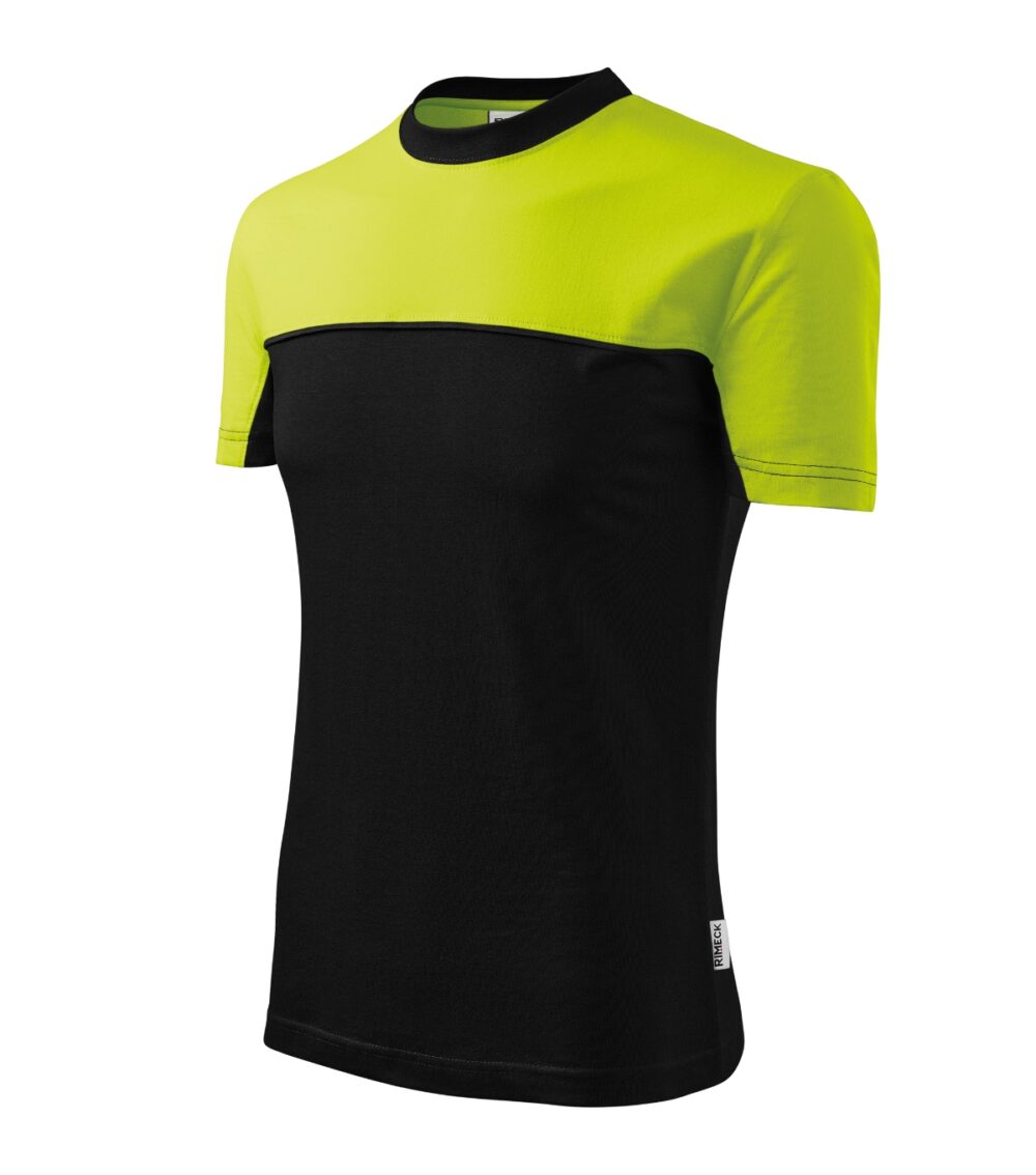 Koszulka unisex RIMECK Colormix — Limonka