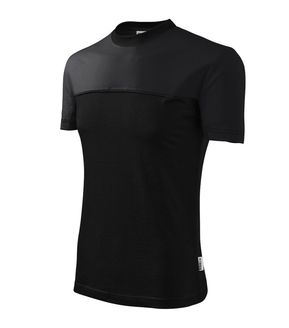 Koszulka unisex RIMECK Colormix — Ebony gray
