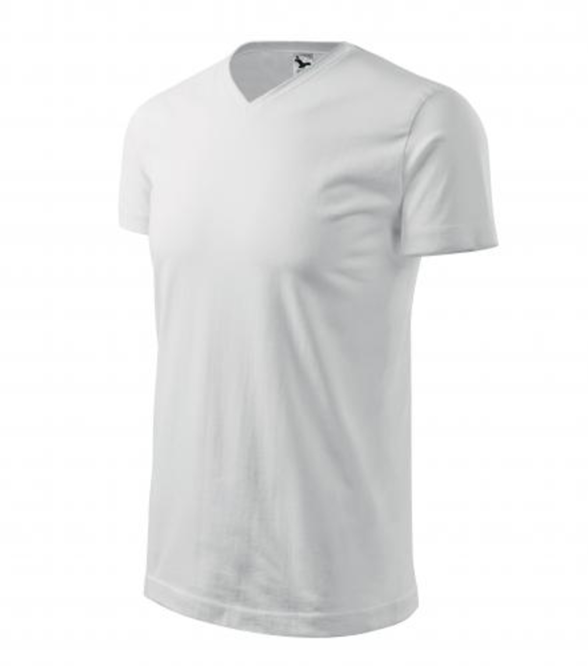 Koszulka unisex MALFINI Heavy V-neck — Biały - obrazek 4