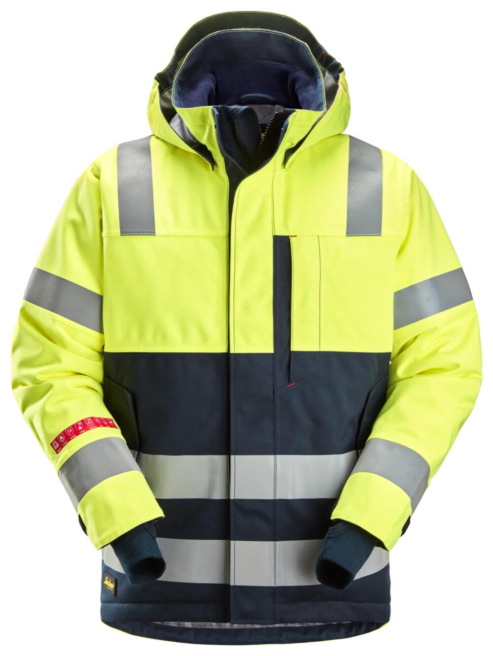 ProtecWork, Kurtka odblaskowa, ocieplana, wodoszczelna, EN 20471/2/3
