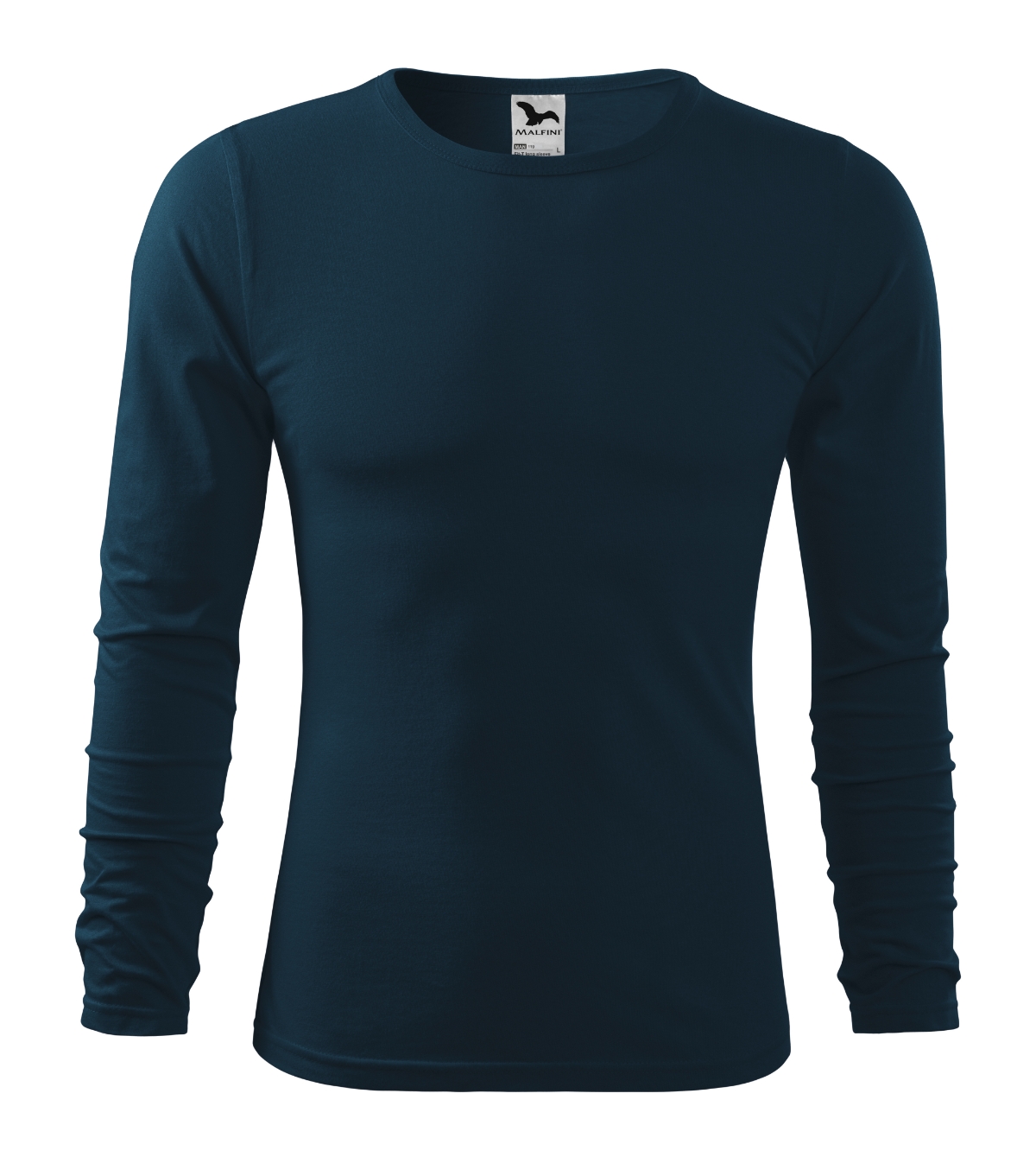 Koszulka męska MALFINI Fit-T LS — Granatowy - obrazek 2