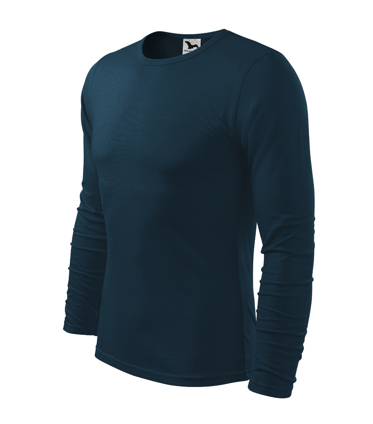 Koszulka męska MALFINI Fit-T LS — Granatowy