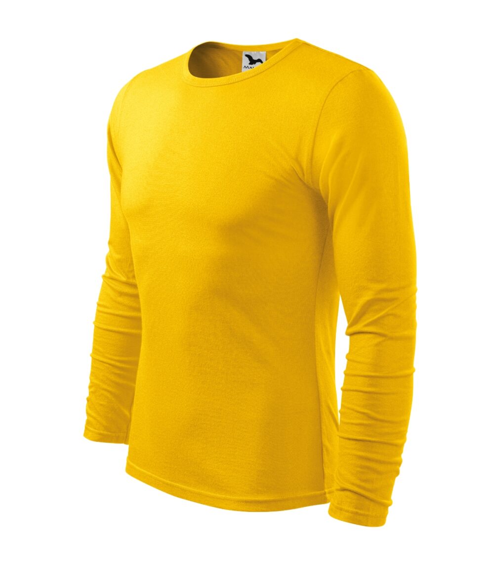 Koszulka męska MALFINI Fit-T LS — Żółty