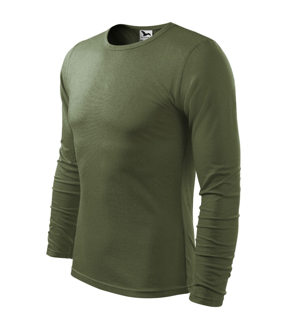Koszulka męska MALFINI Fit-T LS — Khaki