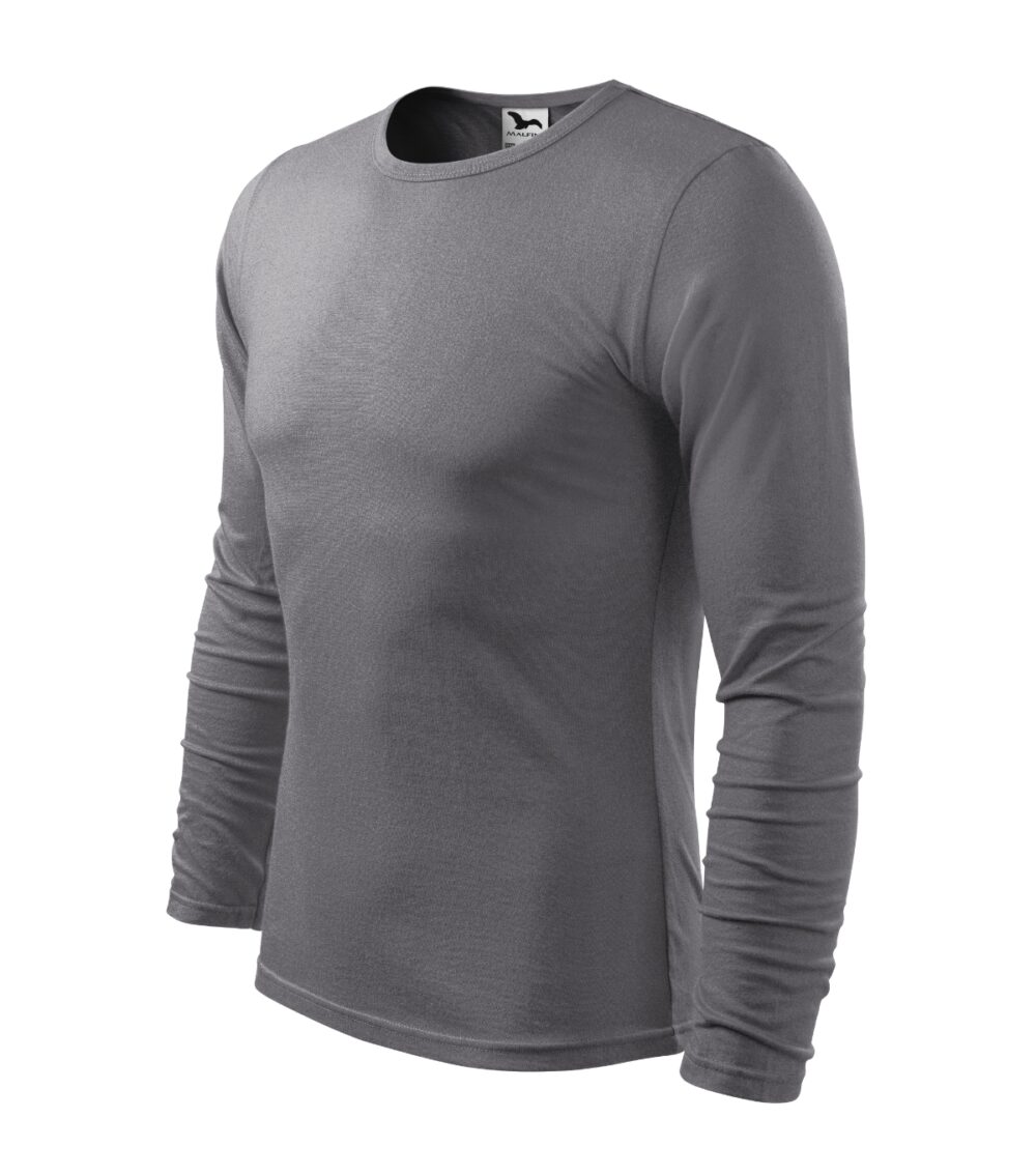 Koszulka męska MALFINI Fit-T LS — Stalowy