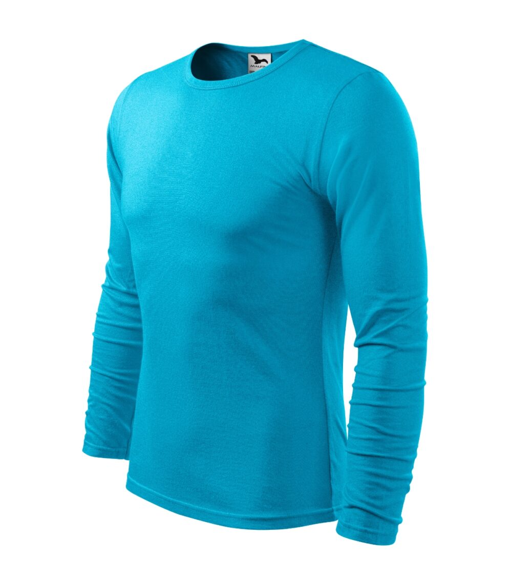 Koszulka męska MALFINI Fit-T LS — Turkus