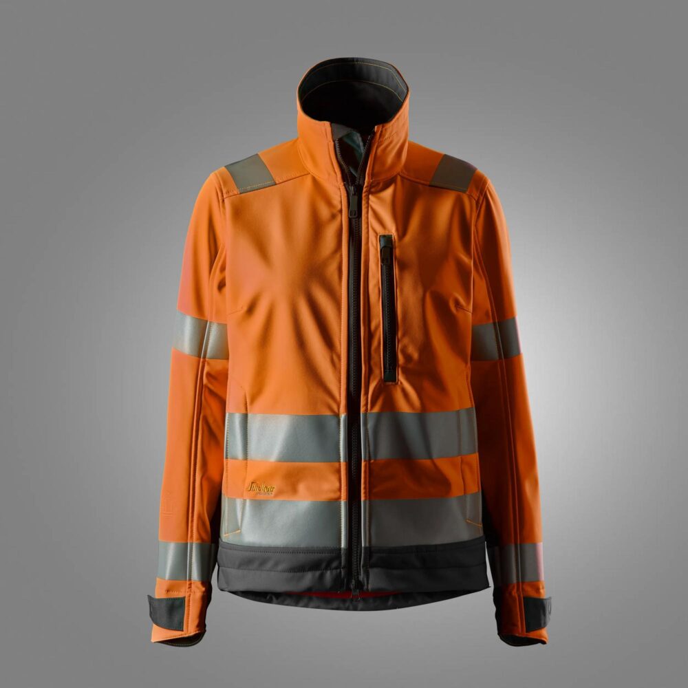 High-Vis, Kurtka odblaskowa softshell - damska, EN 20471/2/3