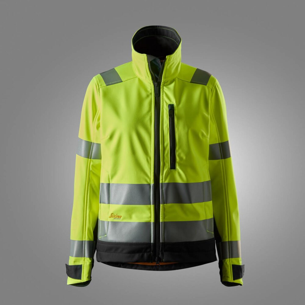 High-Vis, Kurtka odblaskowa softshell - damska, EN 20471/2/3