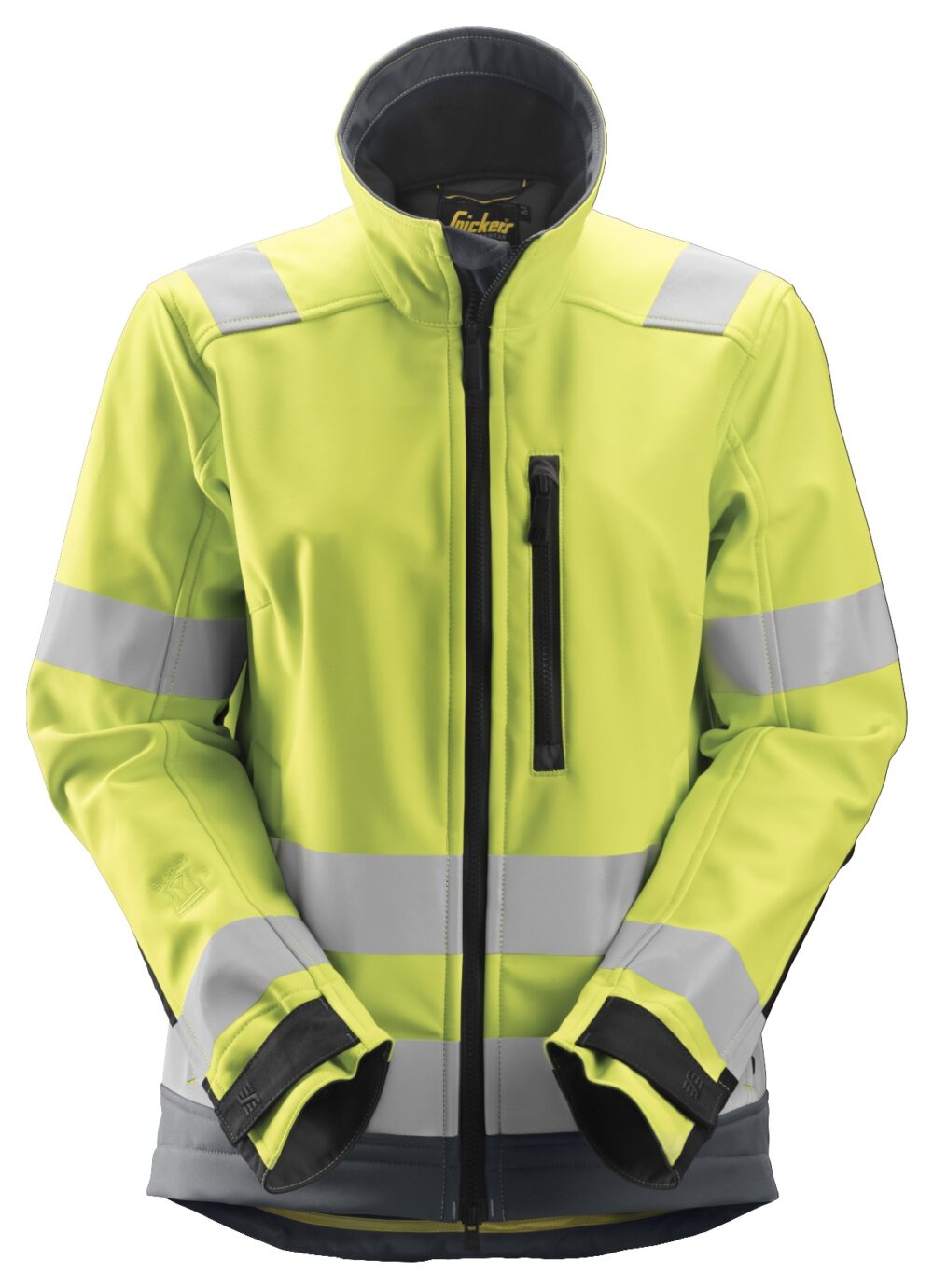 High-Vis, Kurtka odblaskowa softshell - damska, EN 20471/2/3