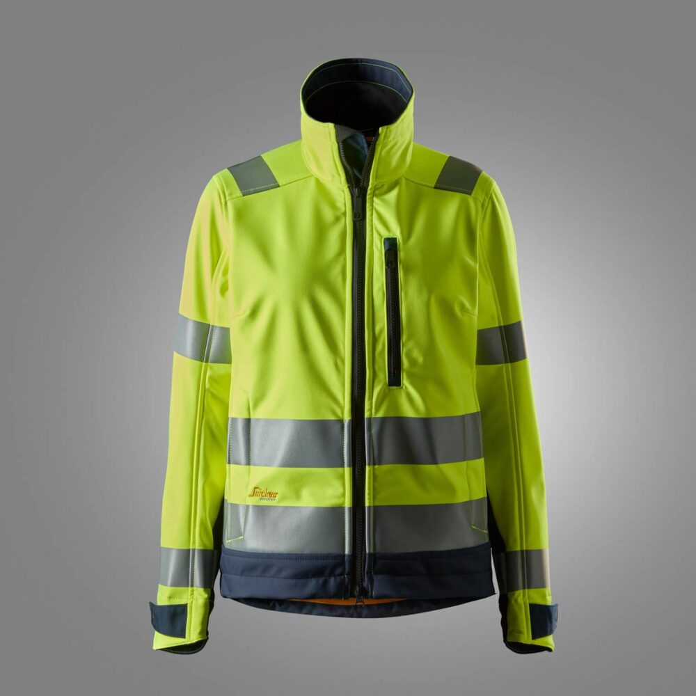 High-Vis, Kurtka odblaskowa softshell - damska, EN 20471/2/3