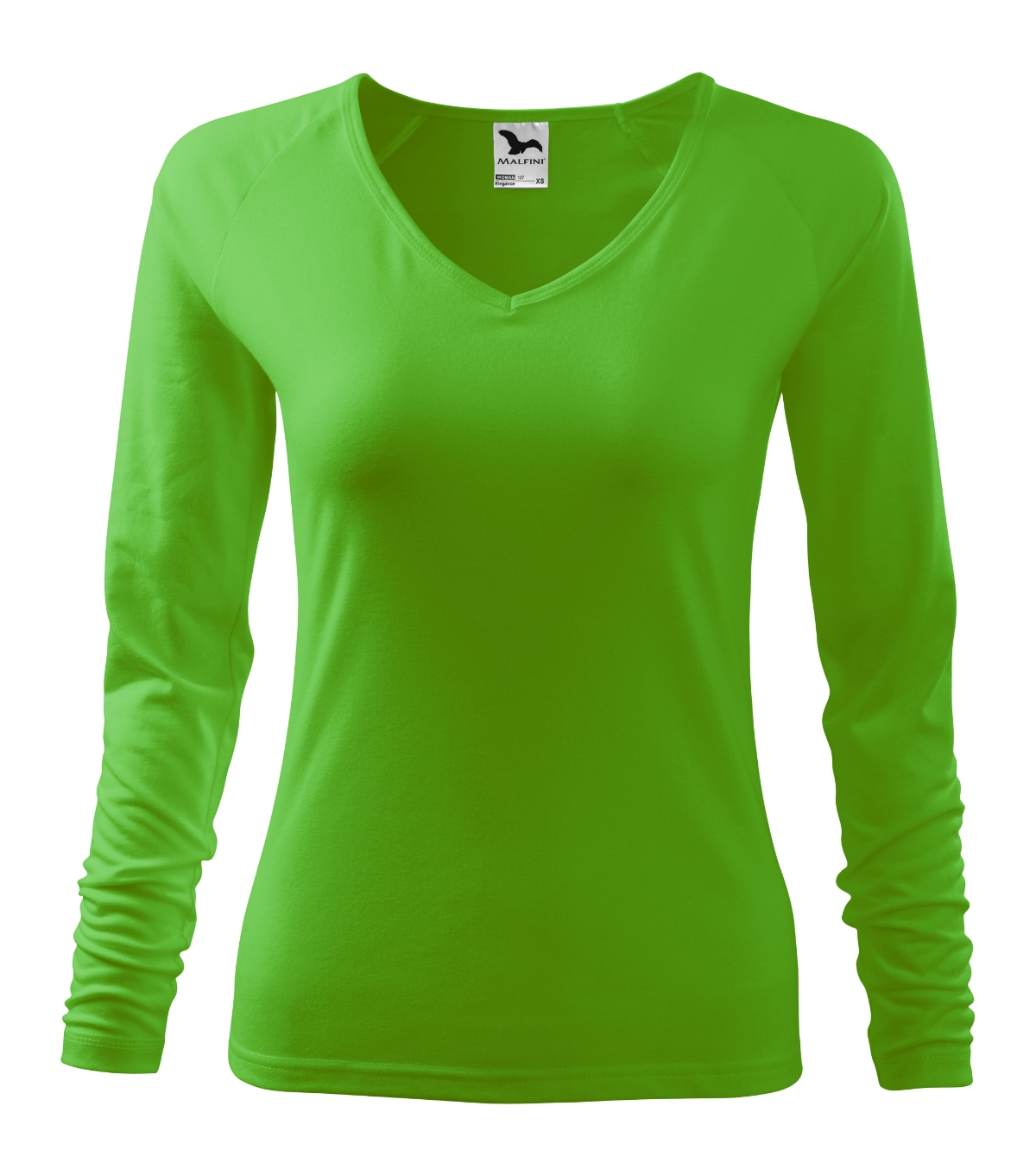 Koszulka damska MALFINI Elegance — Green apple - obrazek 2