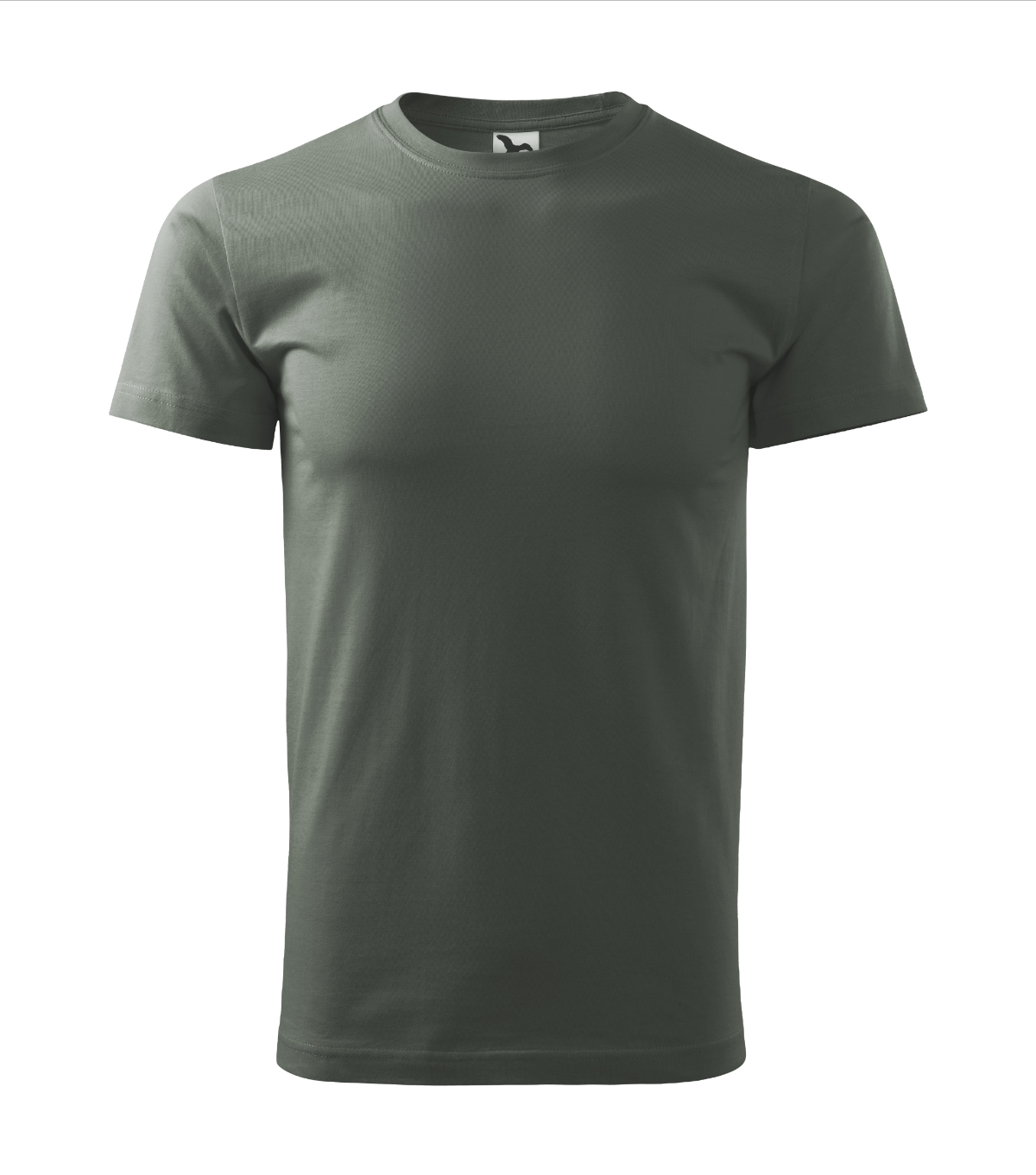 Koszulka męska MALFINI Basic — Ciemny khaki - obrazek 2