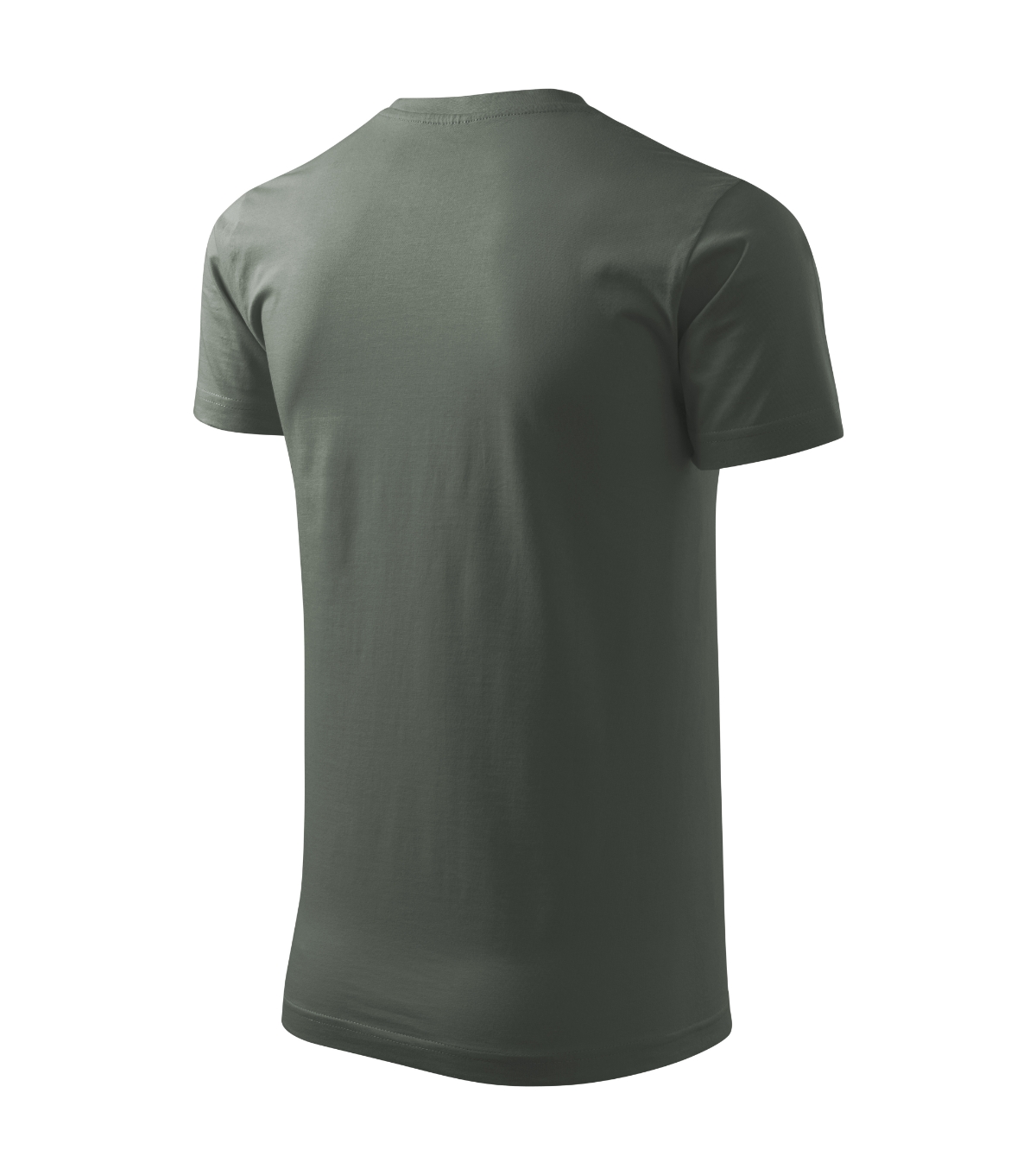 Koszulka męska MALFINI Basic — Ciemny khaki - obrazek 4