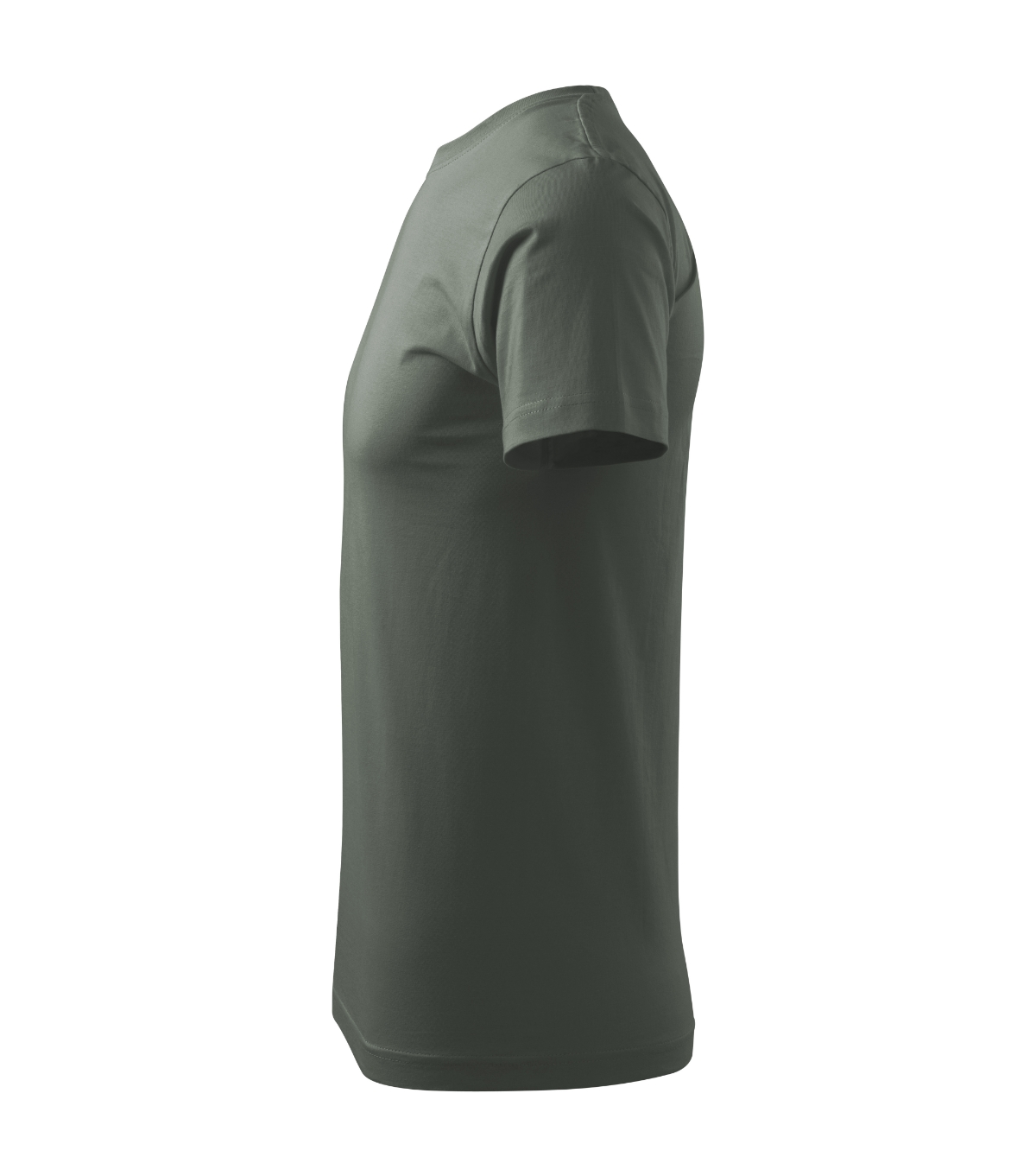 Koszulka męska MALFINI Basic — Ciemny khaki - obrazek 3