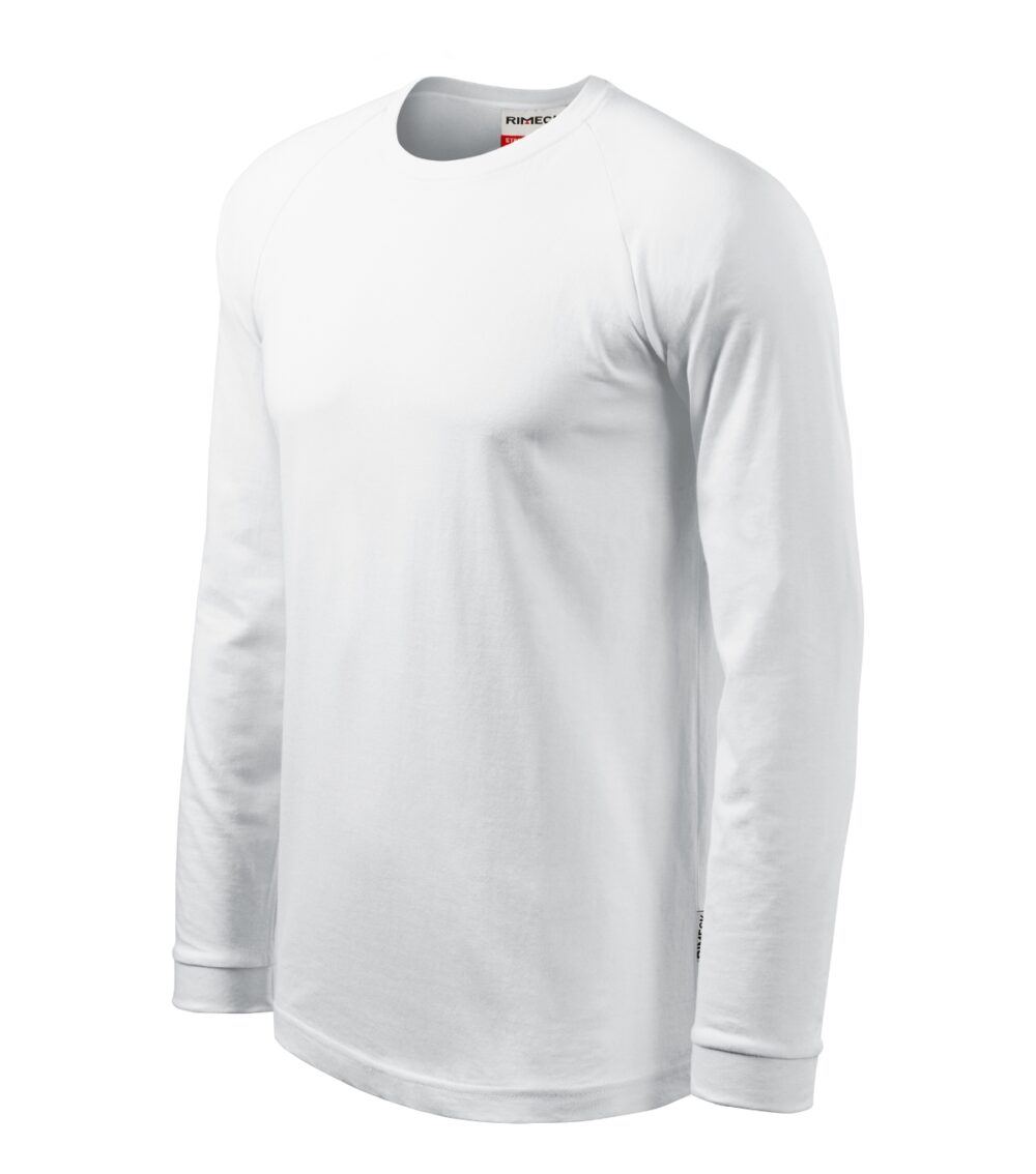 Koszulka unisex RIMECK Street LS — Biały