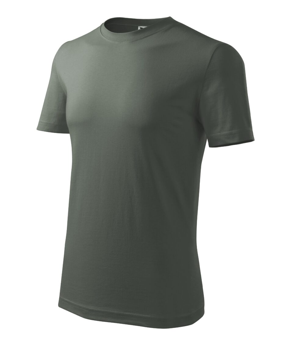Koszulka męska MALFINI Classic New — Ciemny khaki