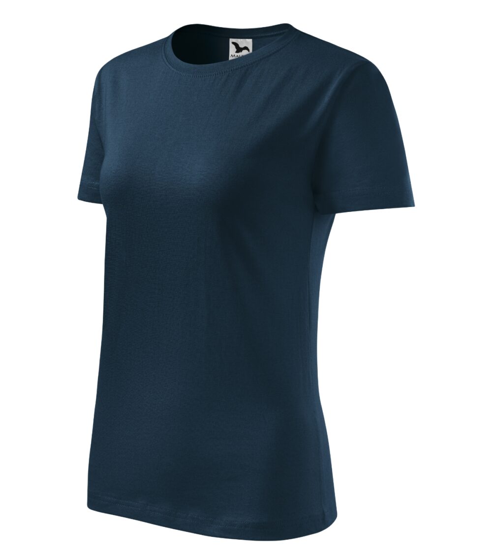Koszulka damska MALFINI Classic New — Granatowy
