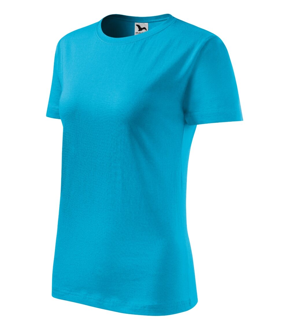 Koszulka damska MALFINI Classic New — Turkus