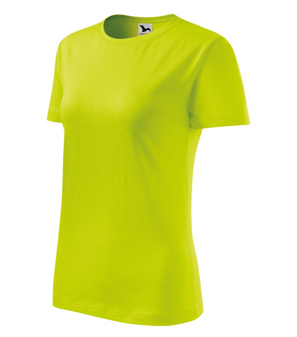 Koszulka damska MALFINI Classic New — Limonka