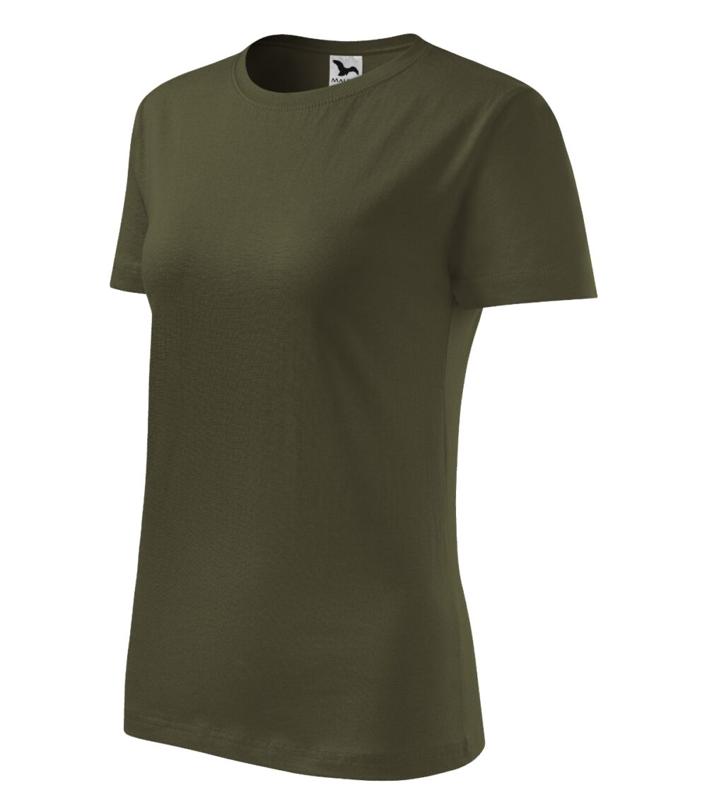 Koszulka damska MALFINI Classic New — Military