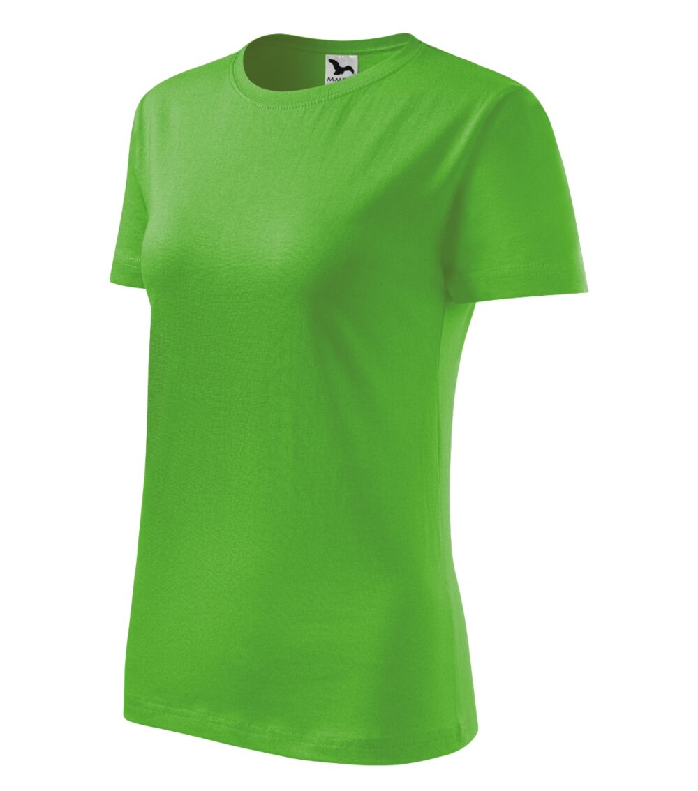 Koszulka damska MALFINI Classic New — Green apple