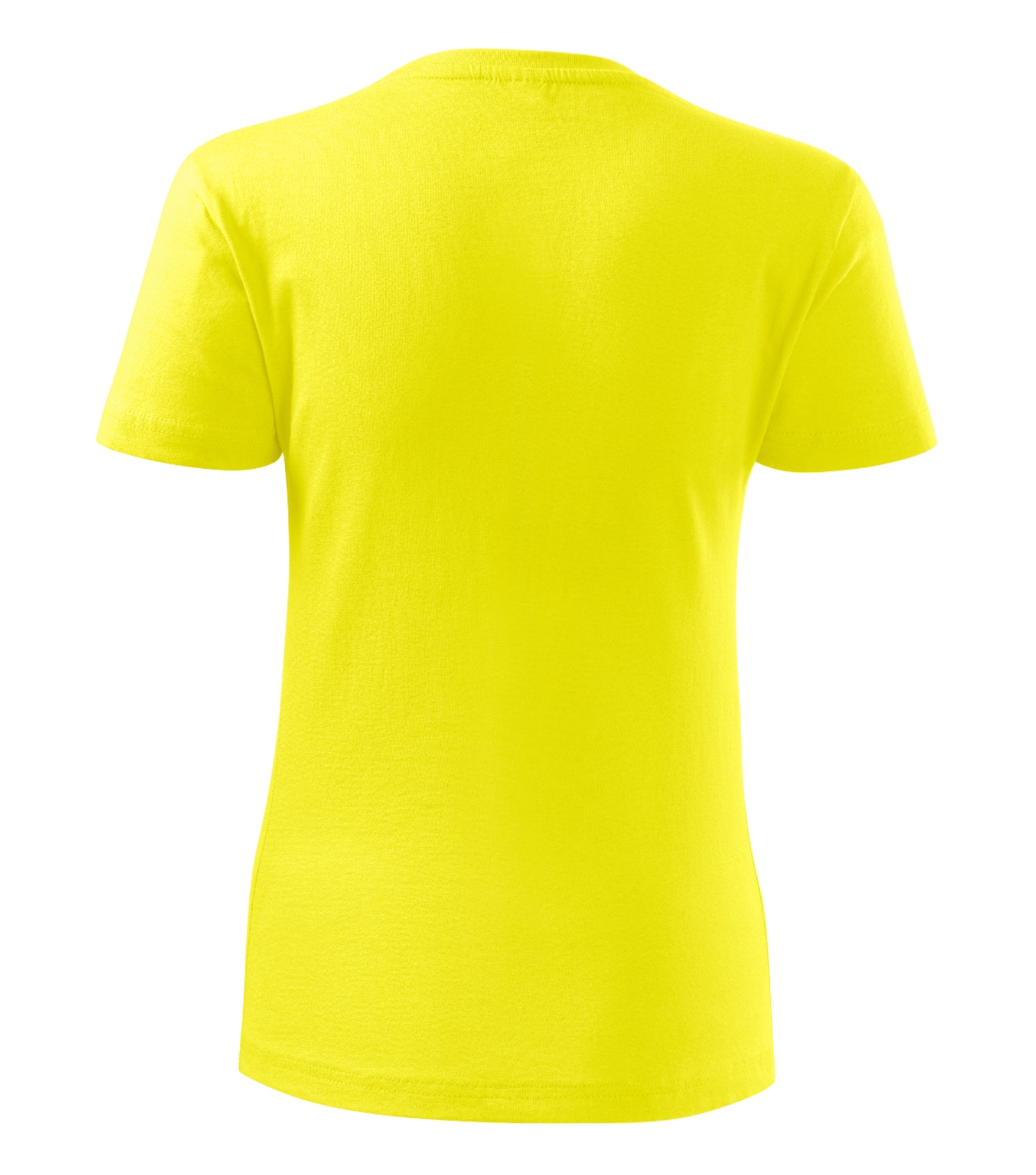 Koszulka damska MALFINI Classic New — Cytrynowy - obrazek 3