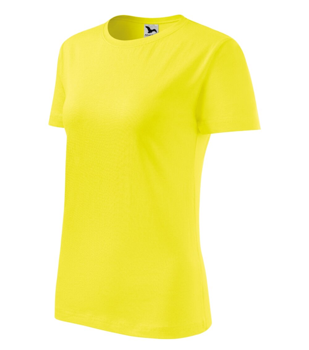 Koszulka damska MALFINI Classic New — Cytrynowy
