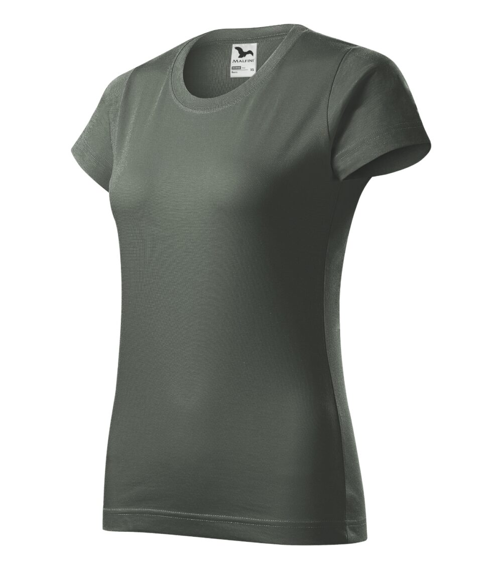 Koszulka damska MALFINI Basic — Ciemny khaki