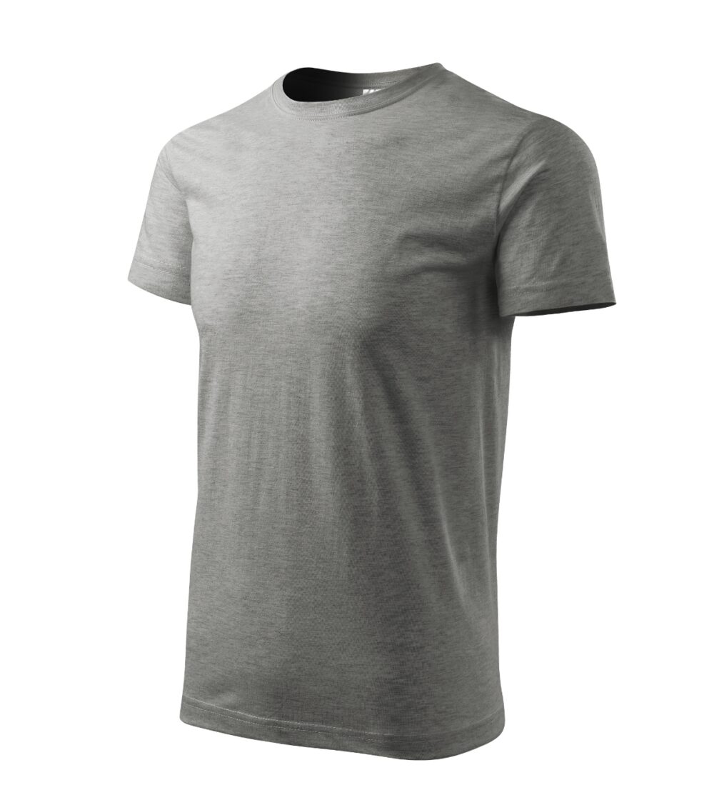 Koszulka unisex MALFINI Heavy New — Ciemnoszary melanż