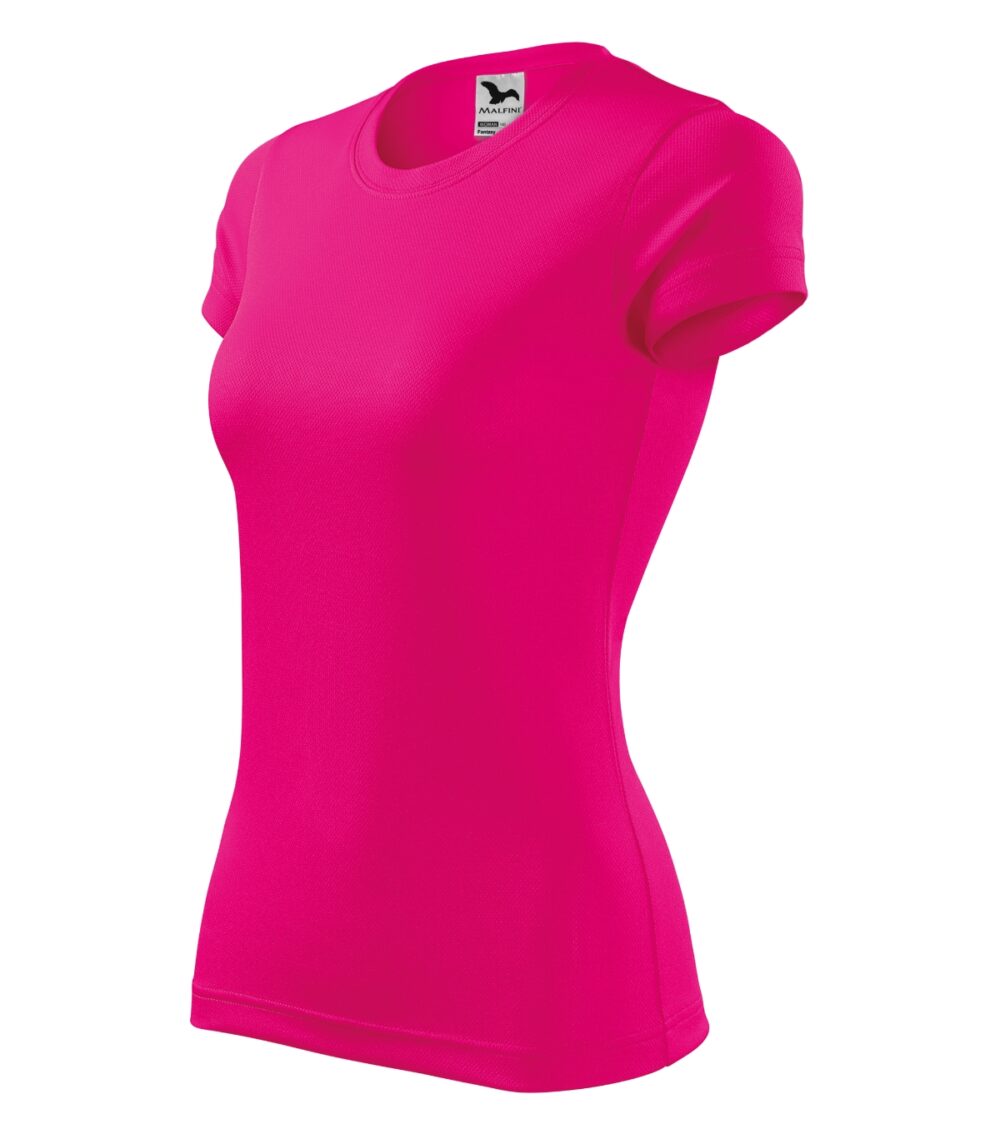 Koszulka damska MALFINI Fantasy — Neon pink