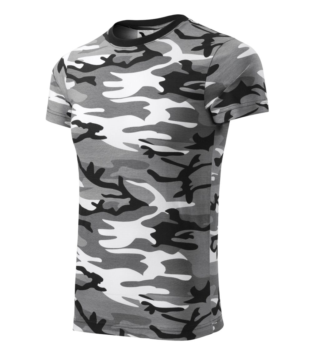 Koszulka unisex MALFINI Camouflage — Camouflage gray