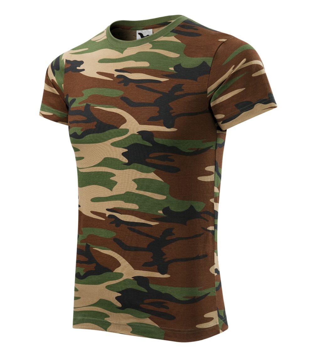 Koszulka unisex MALFINI Camouflage — Camouflage brown