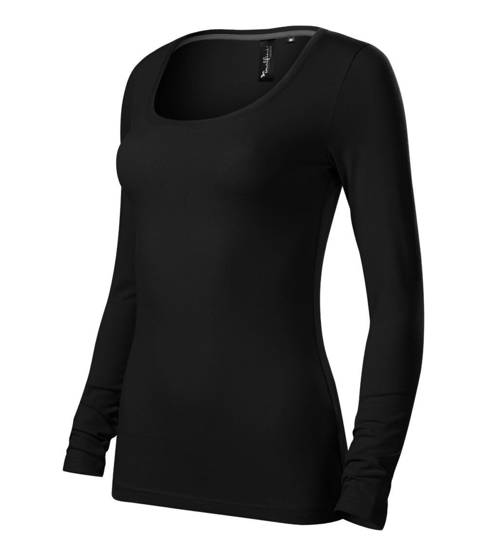 Koszulka damska MALFINI Premium Brave — Czarny