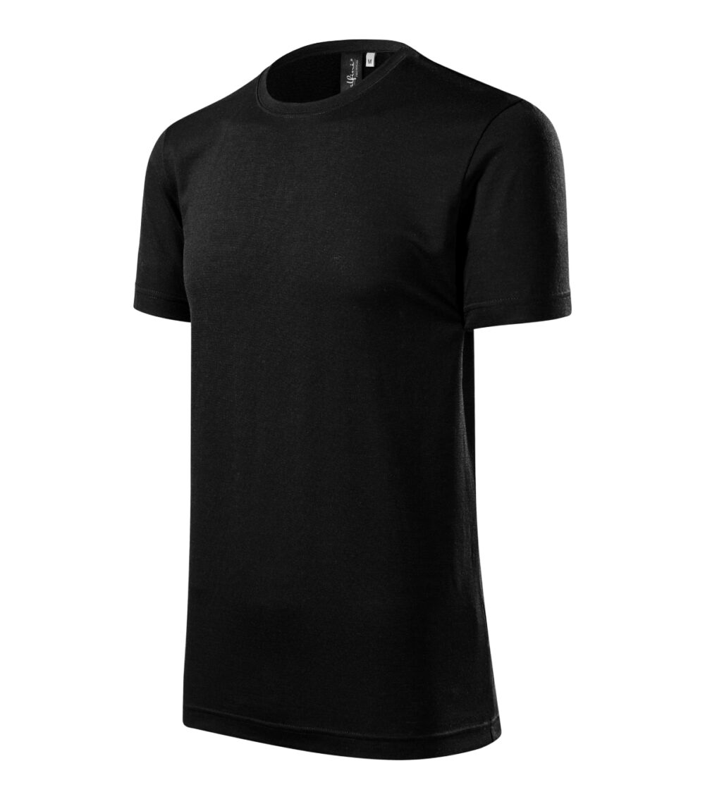 Koszulka męska MALFINI Premium Merino Rise — Czarny