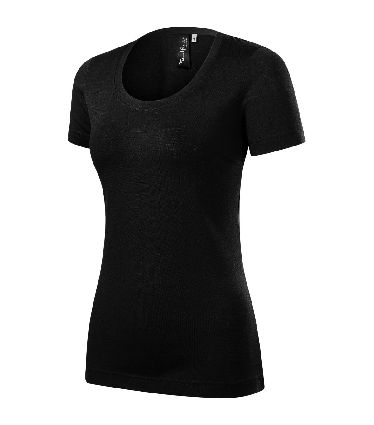 Koszulka damska MALFINI Premium Merino Rise — Czarny