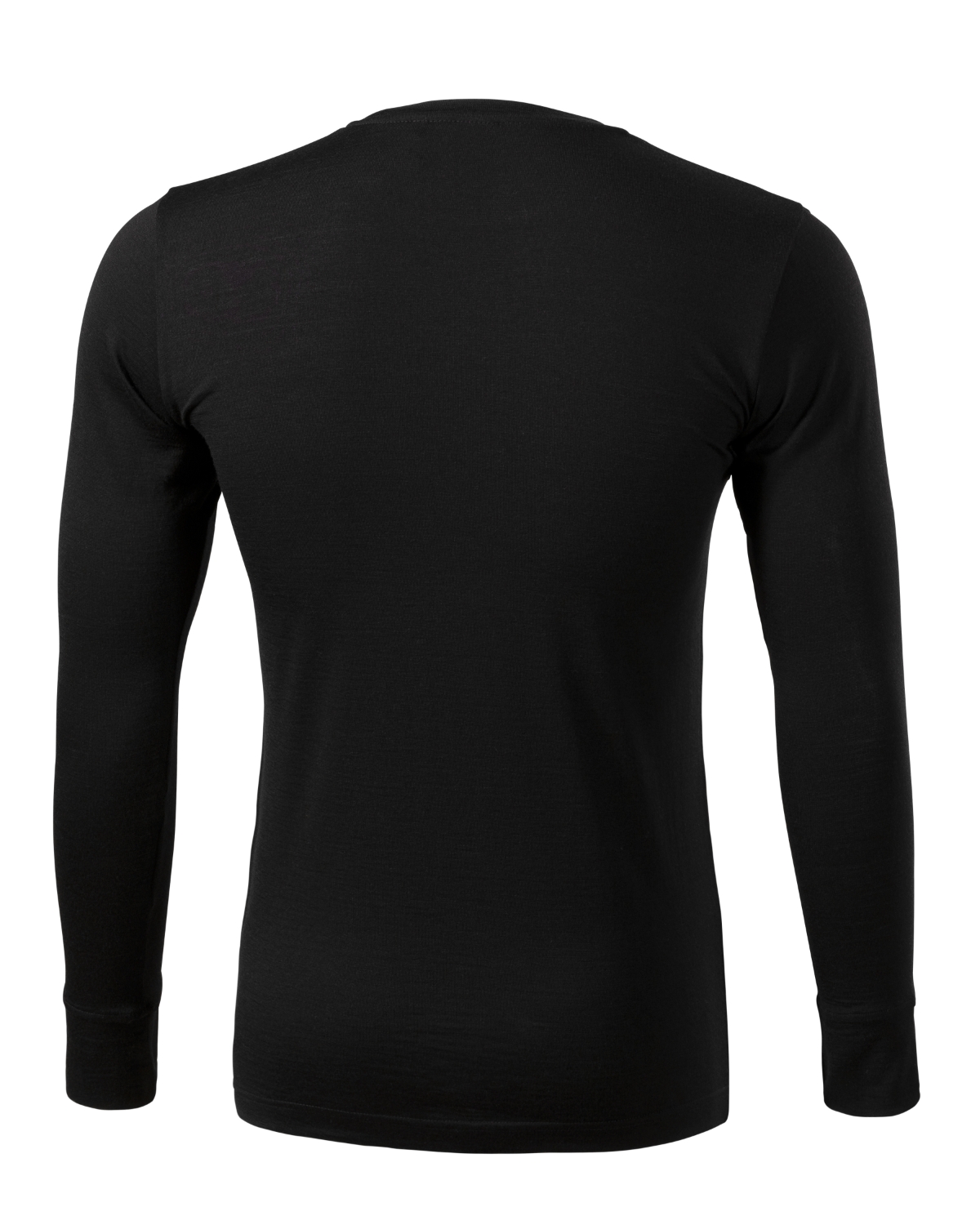 Koszulka męska MALFINI Premium Merino Rise LS — Czarny - obrazek 9