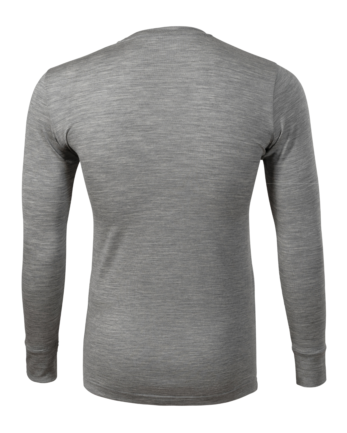 Koszulka męska MALFINI Premium Merino Rise LS — Ciemnoszary melanż - obrazek 9
