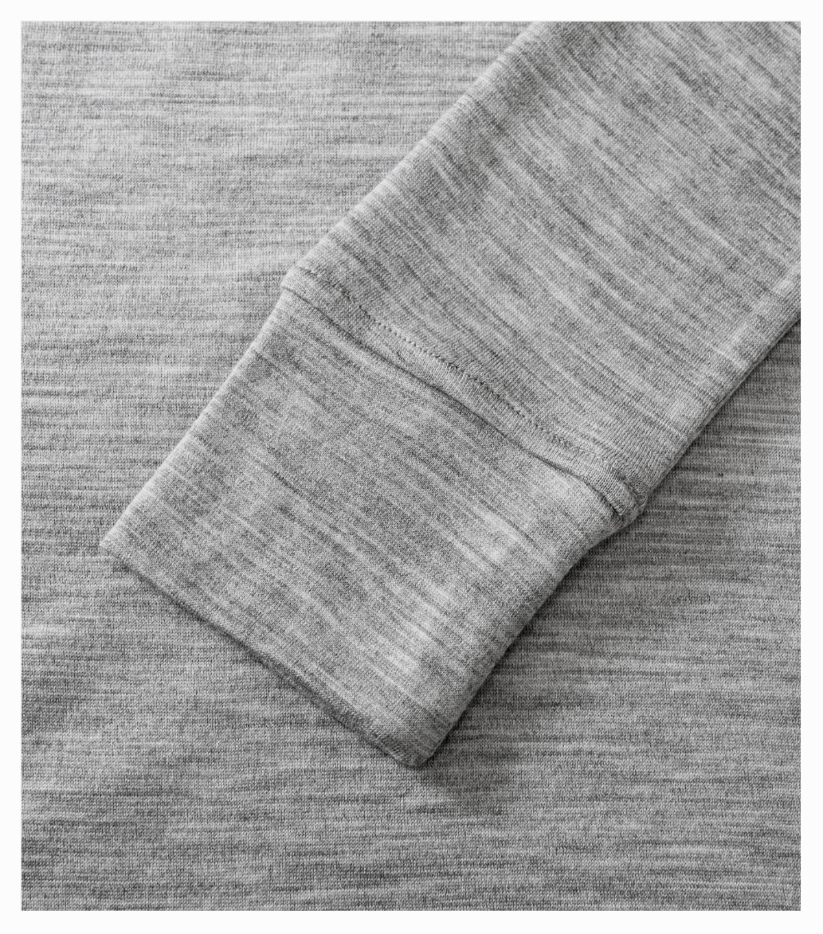 Koszulka męska MALFINI Premium Merino Rise LS — Ciemnoszary melanż - obrazek 3