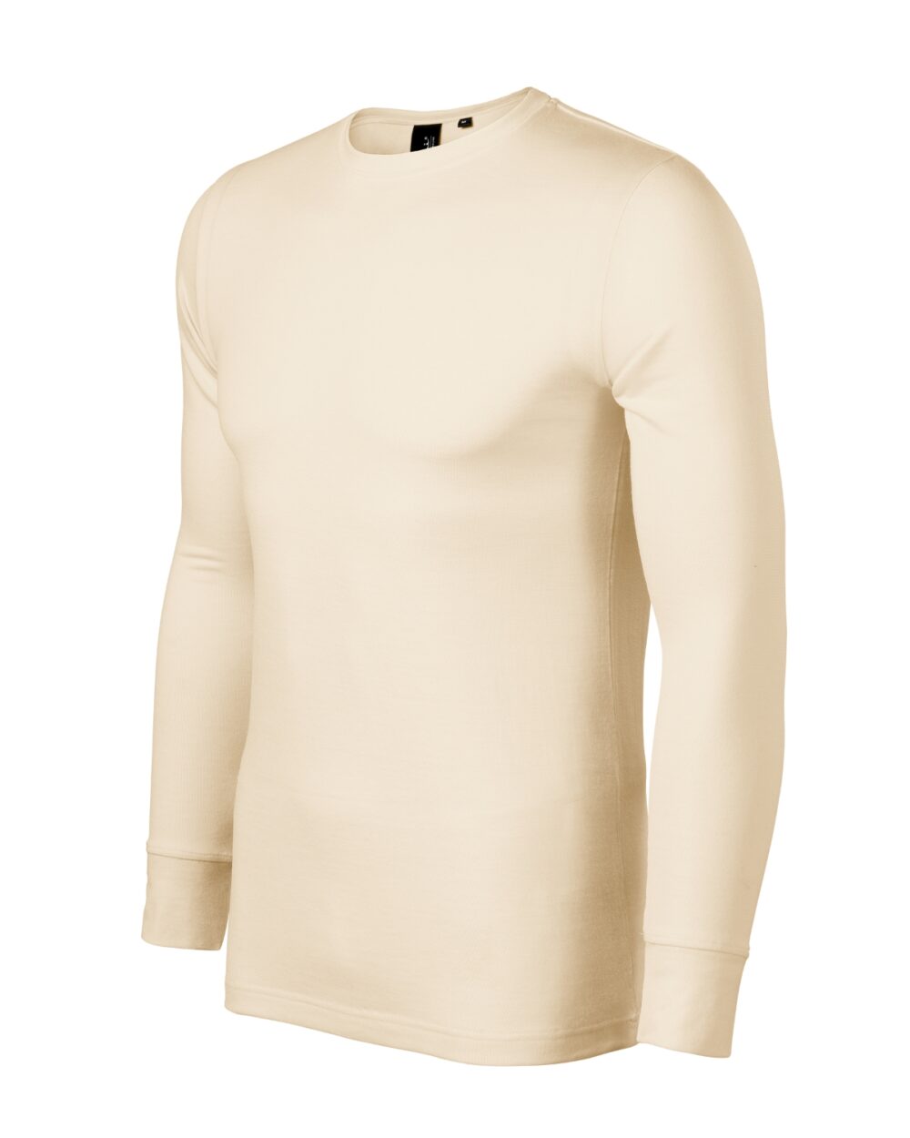 Koszulka męska MALFINI Premium Merino Rise LS — Migdałowy