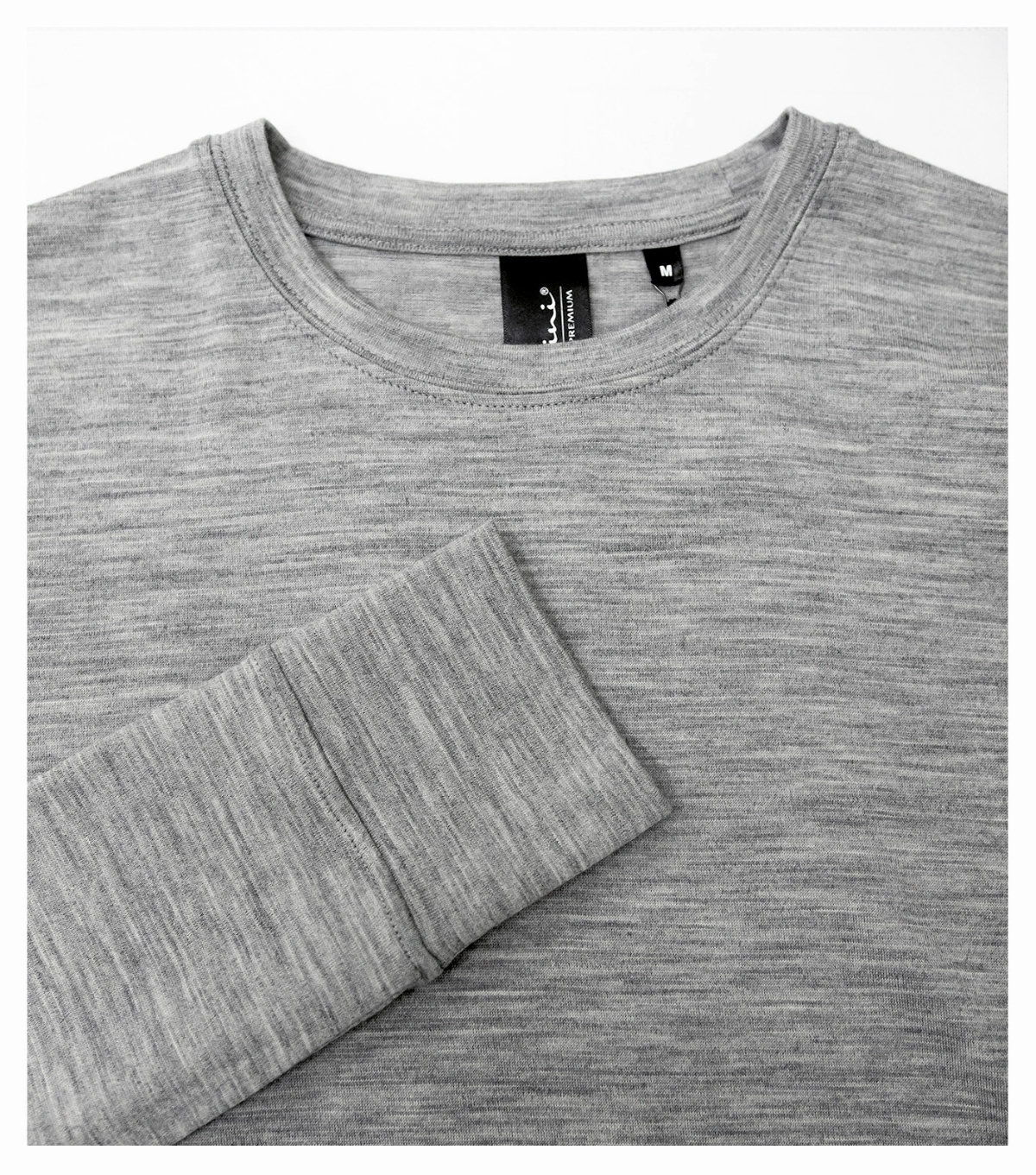 Koszulka męska MALFINI Premium Merino Rise LS — Migdałowy - obrazek 8