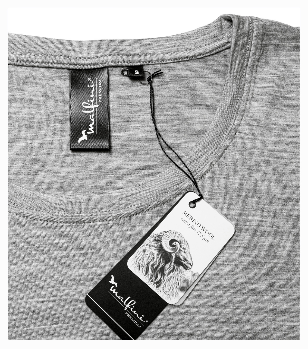 Koszulka damska MALFINI Premium Merino Rise LS — Cameo - obrazek 8
