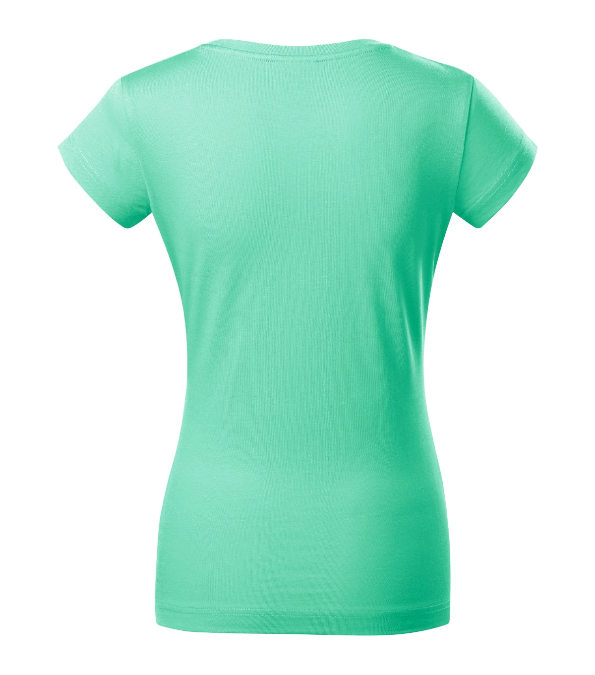 Koszulka damska MALFINI Fit V-neck — Miętowy - obrazek 3
