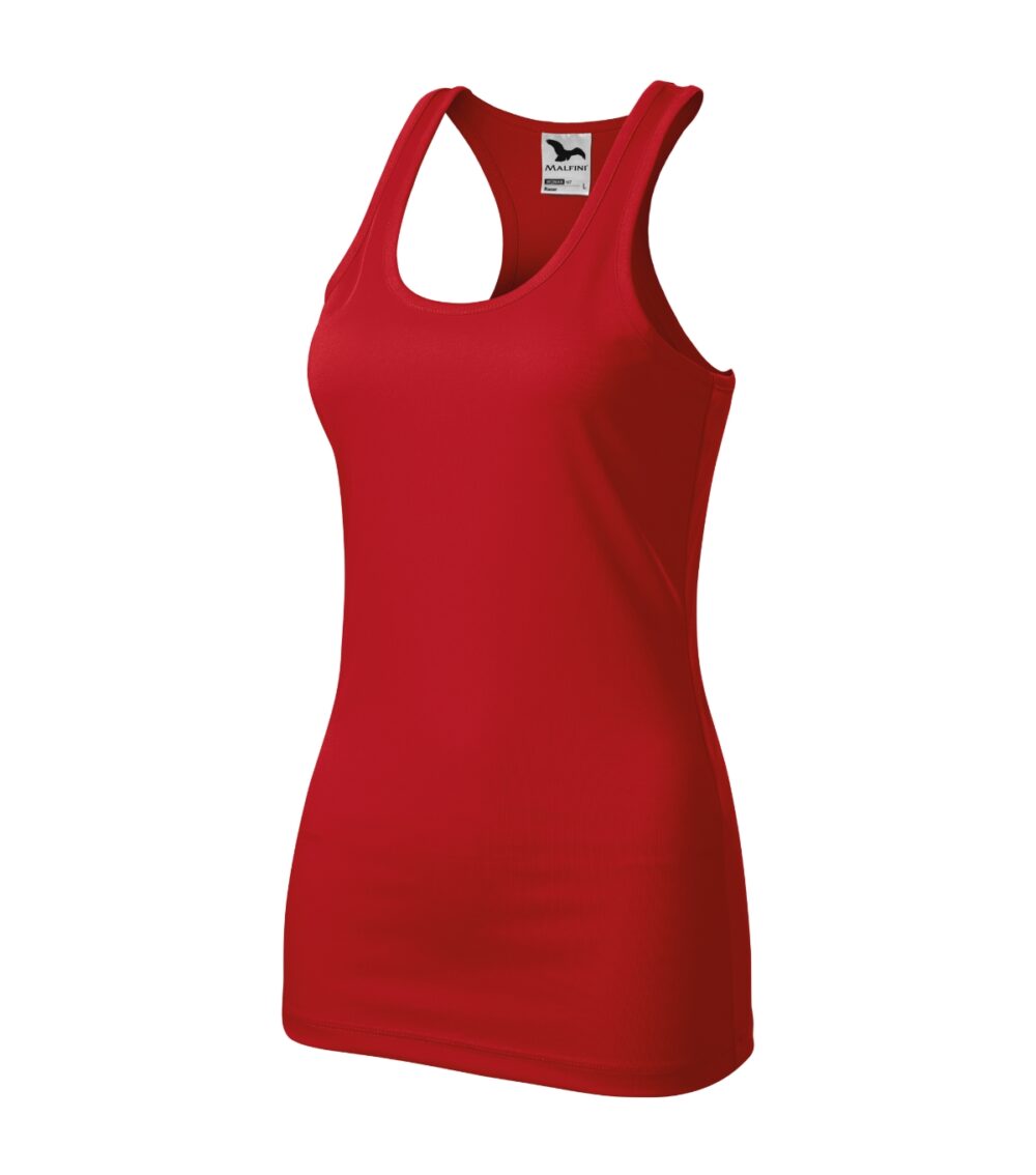 Top damski MALFINI Racer — Czerwony