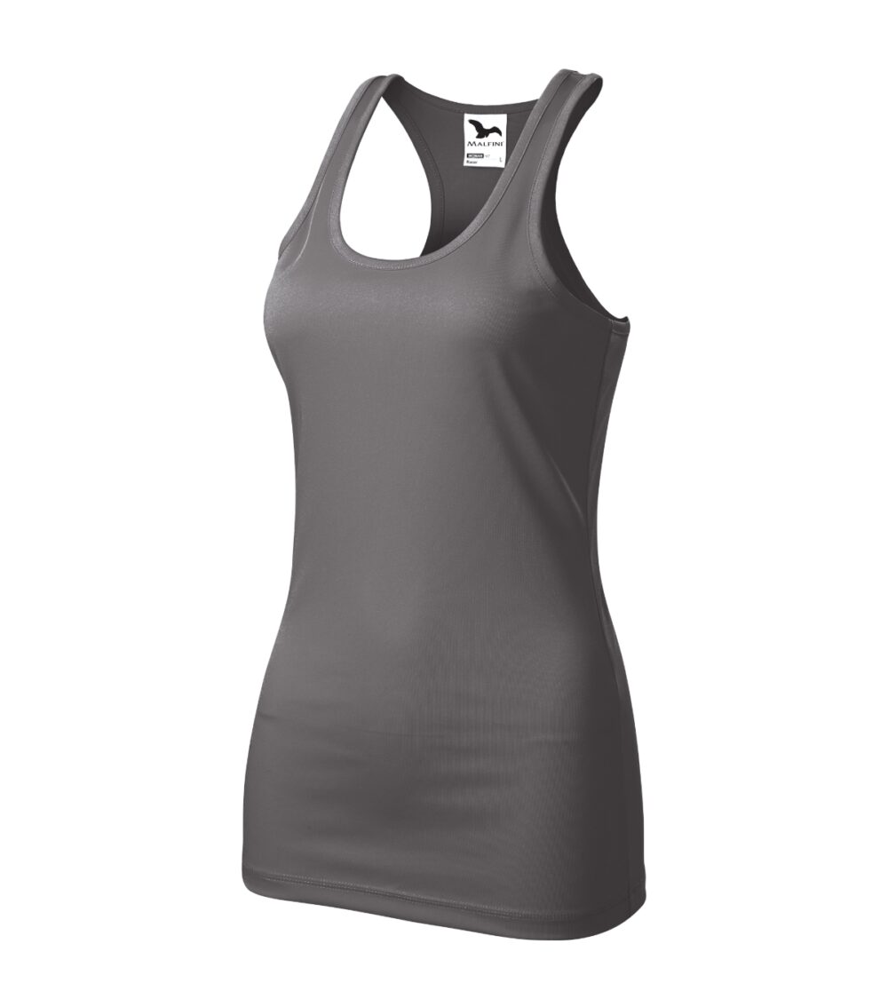 Top damski MALFINI Racer — Stalowy