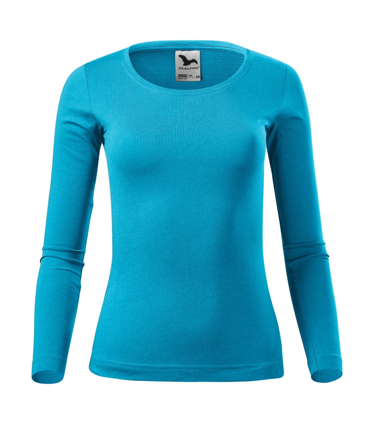 Koszulka damska MALFINI Fit-T LS — Turkus - obrazek 2