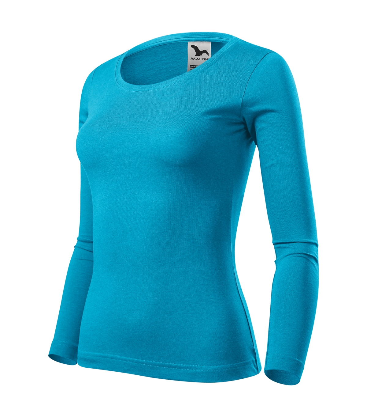 Koszulka damska MALFINI Fit-T LS — Turkus