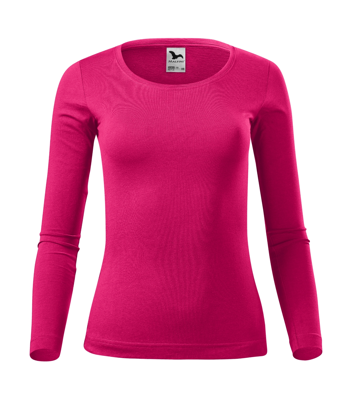 Koszulka damska MALFINI Fit-T LS — Malinowy - obrazek 2