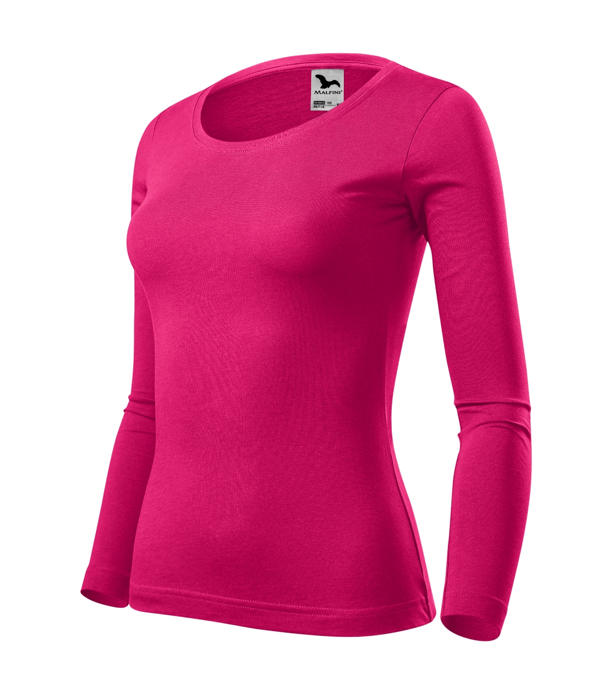 Koszulka damska MALFINI Fit-T LS — Malinowy